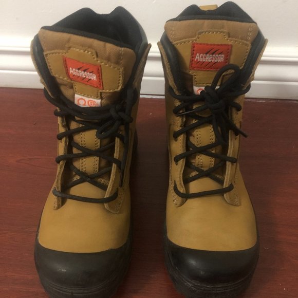 Women's 8 Inch Steel Toe Steel Plate Work Boots - Picture 3 of 4